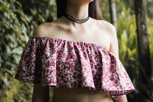 Croptop off shoulder