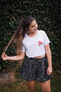Short alto con paletones